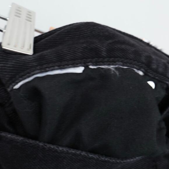 Levi's Women's '70s High Rise Slim Straight Leg Jeans Trainwreck Black Size 28 - Picture 7 of 7